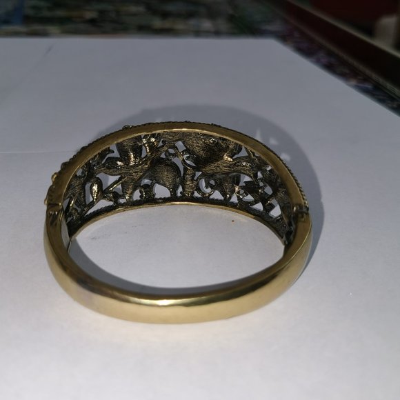 Butterfly Hinged Bracelet - Picture 3 of 4